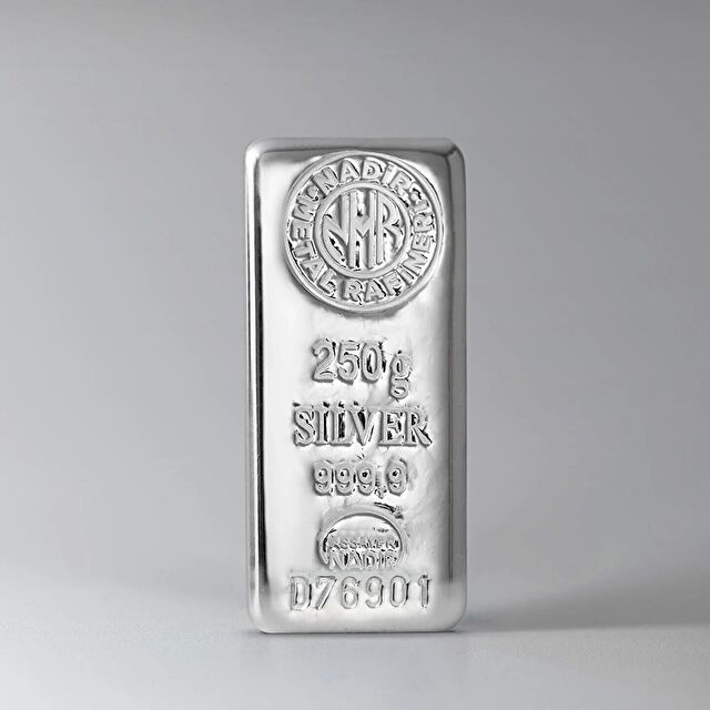 NadirGold 250 Gr Gümüş Külçe - 1