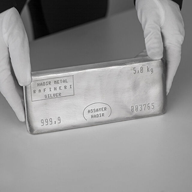 5 kg - 5000 gr Gram Külçe Gümüş 999,9 Fiyatları ve Özellikleri
