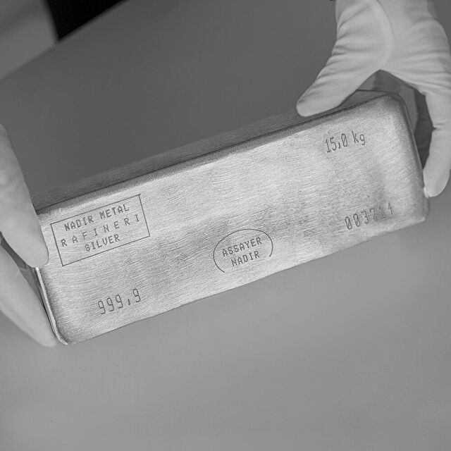 15 kg Külçe Gümüş 999,9 Fiyatları ve Özellikleri